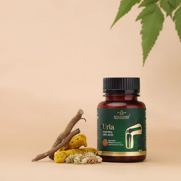 Dharishah Ayurveda Uria Capsules - 60 Capsules