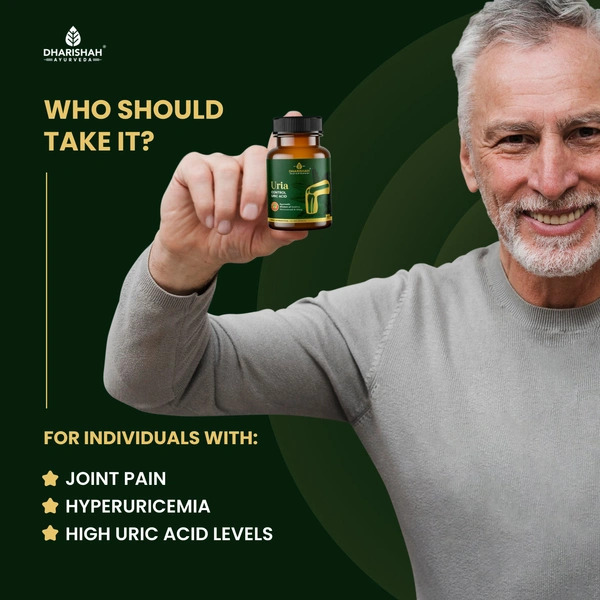 Dharishah Ayurveda Uria Capsules - 60 Capsules