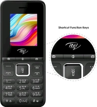 Itel Pvt Ltd  itel It2175 Keypad Mobile|1200 mAh battery|Expandable Storage upto 32GB - Black