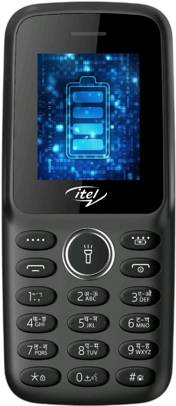 itel it2163s 4.5cm,1200mAh,BT Caller,12+1 Month Warranty with 111 Days Replacement  (Black)