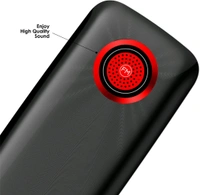 Itel Pvt Ltd  itel it2163s 4.5cm,1200mAh,BT Caller,12+1 Month Warranty with 111 Days Replacement  (Black) - Black