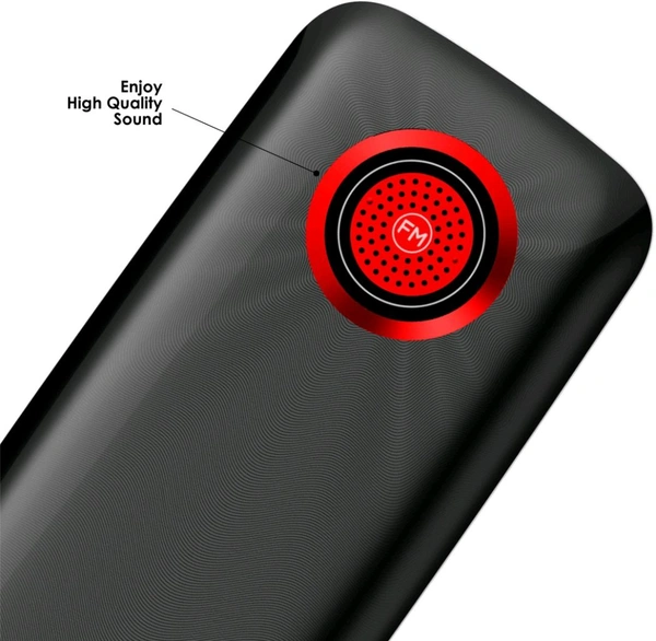 Itel Pvt Ltd  itel it2163s 4.5cm,1200mAh,BT Caller,12+1 Month Warranty with 111 Days Replacement  (Black) - Black