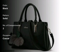 Ruzaworld Creation Women Stylish Handbag For Office And Party Use - Black