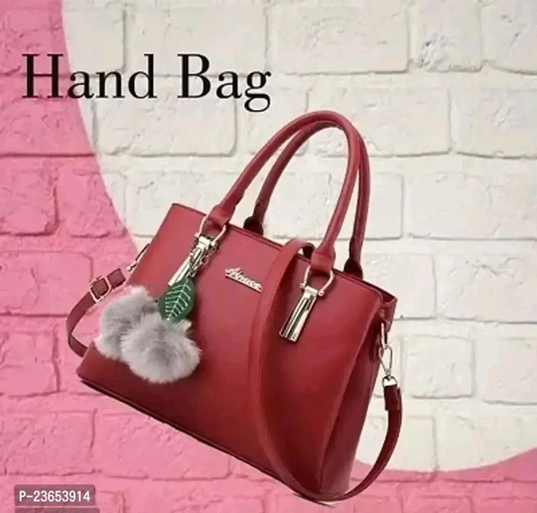 Ruzaworld Creation Stylish Hand-held Shoulder Handbag - Red, Free Size