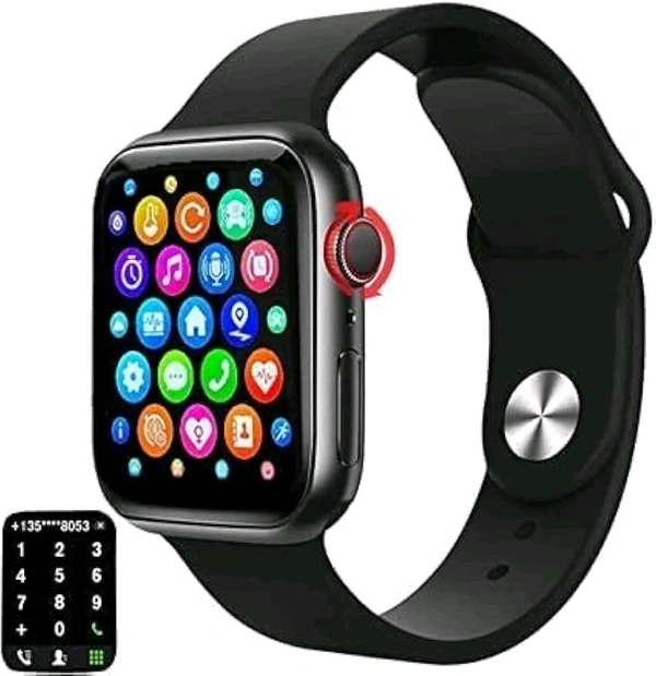 Generic T-500 Unisex Smart Watch | Sleep Monitor | Distance Tracker | Calendaring | Sedentary Reminder | Text Messaging | Pedometer | Calorie Tracker | Heart Rate Monitor Smartwatch - Free Size, Black