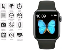 Generic T-500 Unisex Smart Watch | Sleep Monitor | Distance Tracker | Calendaring | Sedentary Reminder | Text Messaging | Pedometer | Calorie Tracker | Heart Rate Monitor Smartwatch - Free Size, Black