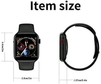 Generic T-500 Unisex Smart Watch | Sleep Monitor | Distance Tracker | Calendaring | Sedentary Reminder | Text Messaging | Pedometer | Calorie Tracker | Heart Rate Monitor Smartwatch - Free Size, Black
