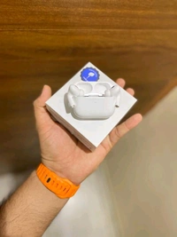 Apple APPLE AIRPODS PRO 2nd Generation  MADE IN USA WITH  VOLUME CONTROL UP DOWN LIKE ORIGINAL - White, Free Size