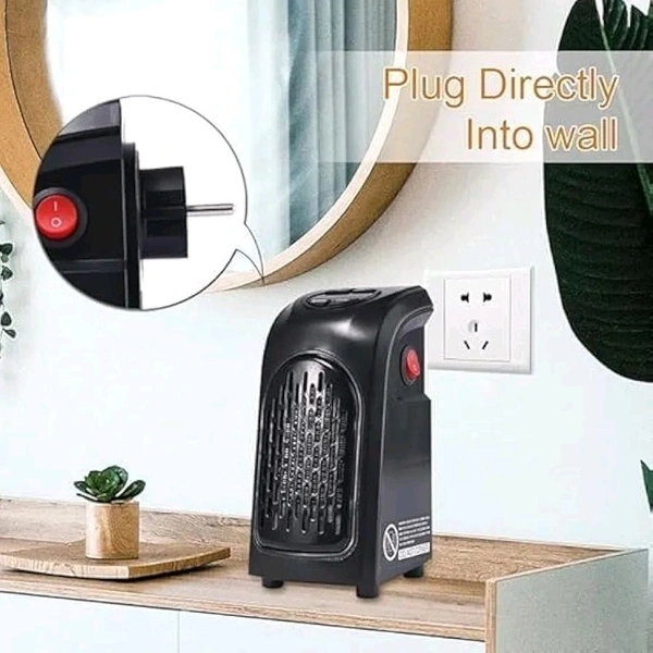 Kitcy Handy Electric Heater. 400W Heater - Black, Free Size