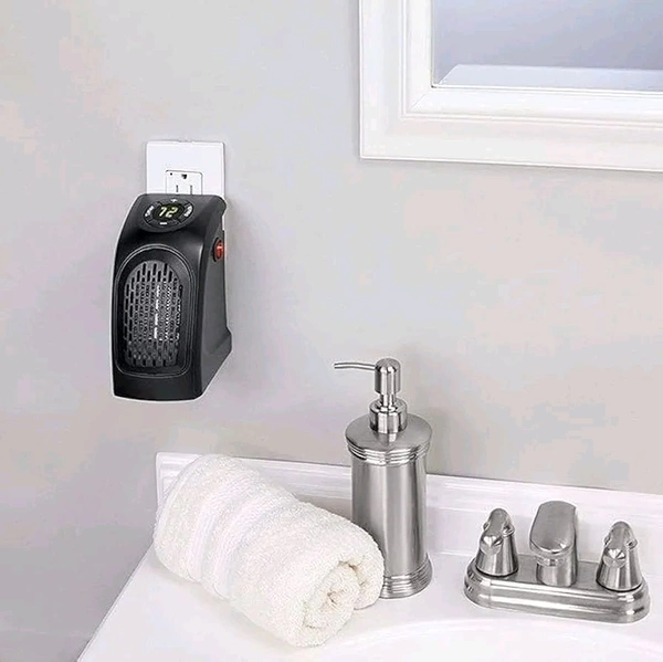 Kitcy Handy Electric Heater. 400W Heater - Black, Free Size