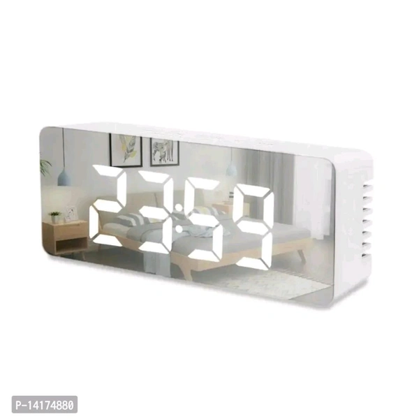 ARS IMPEX Digital Alarm Clock - White, Free Size