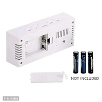 ARS IMPEX Digital Alarm Clock - White, Free Size
