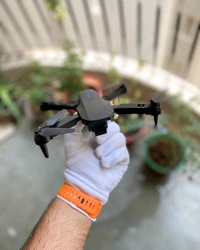 	TR Tinsrom Foldable WiFi FPV Optical Flow 4-Axis Dual Camera Aerial Drone - Black, Free Size, E88 Pro Max