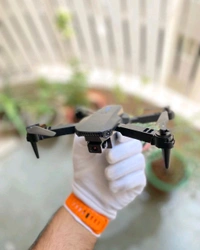 	TR Tinsrom Foldable WiFi FPV Optical Flow 4-Axis Dual Camera Aerial Drone - Black, Free Size, E88 Pro Max