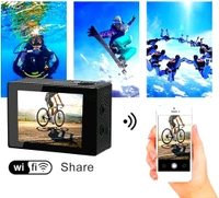 Generic Smart 4K Camera 30Fps Action Digital Camera Ultra Hd Underwater Digital Camera 170 Degree Wide Angle 98Ft Waterproof Digital Camera (4K Ac) Black Roller Camera. - Black, Free Size