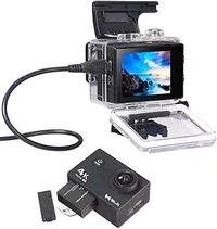 Generic Smart 4K Camera 30Fps Action Digital Camera Ultra Hd Underwater Digital Camera 170 Degree Wide Angle 98Ft Waterproof Digital Camera (4K Ac) Black Roller Camera. - Black, Free Size