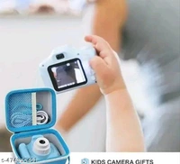 Generic Happy Choices - Kids Digital Camera, Toddler Camera, Kid Camera with 2 Inch Screen Camera for Kids, Toys for above3 to 12 Years Old-with SD Card (Blue) - camera-001, Free Size, Cornflower Blue