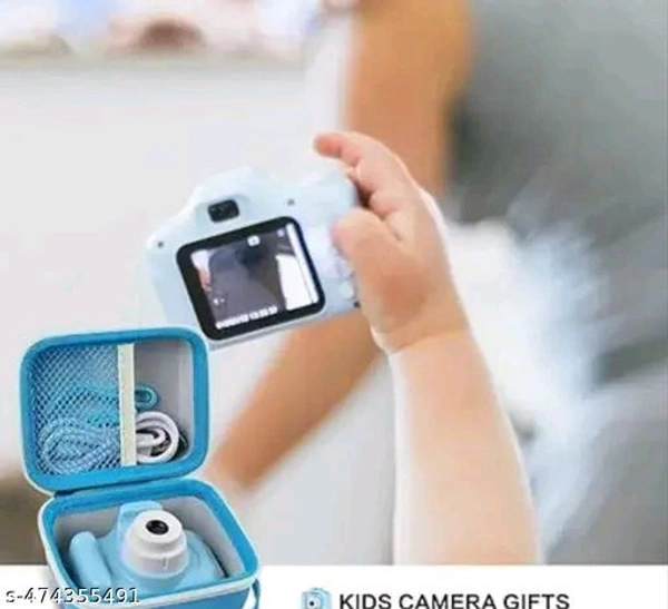 Generic Happy Choices - Kids Digital Camera, Toddler Camera, Kid Camera with 2 Inch Screen Camera for Kids, Toys for above3 to 12 Years Old-with SD Card (Blue) - camera-001, Free Size, Cornflower Blue