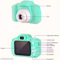 Generic Happy Choices - Kids Digital Camera, Toddler Camera, Kid Camera with 2 Inch Screen Camera for Kids, Toys for above3 to 12 Years Old-with SD Card (Blue) - camera-001, Screamin' Green, Free Size