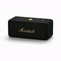 Marshall Emberton II Compact Portable Bluetooth Speaker with 30+ Hours of Playtime, (360° Sound), Dust & Waterproof (IP67) Black & Beige - Emberton II, Black, Free Size