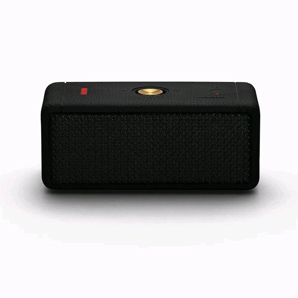 Marshall Emberton II Compact Portable Bluetooth Speaker with 30+ Hours of Playtime, (360° Sound), Dust & Waterproof (IP67) Black & Beige - Emberton II, Black, Free Size