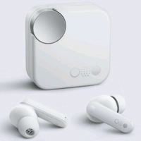 Nothing CMF by Nothing Buds - Wireless headphones with 42 dB ANC, Transparency mode, Ultra Bass Technology 2.0, HD Audio from DIRAC, IP54 and connection to two devices - Light Grey - White, Free Size