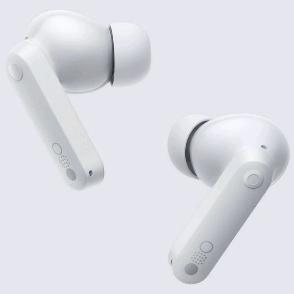 Nothing CMF by Nothing Buds - Wireless headphones with 42 dB ANC, Transparency mode, Ultra Bass Technology 2.0, HD Audio from DIRAC, IP54 and connection to two devices - Light Grey - White, Free Size