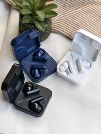 Nothing CMF by Nothing Buds - Wireless headphones with 42 dB ANC, Transparency mode, Ultra Bass Technology 2.0, HD Audio from DIRAC, IP54 and connection to two devices - Light Grey - Black, Free Size