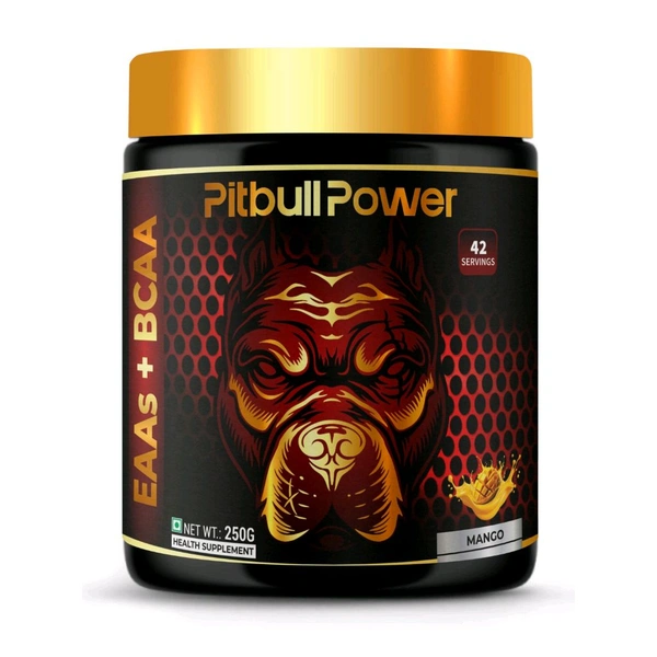 PITBULL POWER EAAs + BCAA MANGO 🥭 - Gold, 250gm