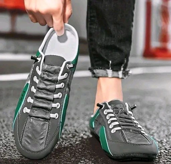VIR  Trending Slip-On Half Ankle Sneakers Ash 1010 - 6