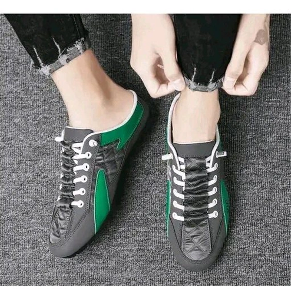 VIR  Trending Slip-On Half Ankle Sneakers Ash 1010 - 6