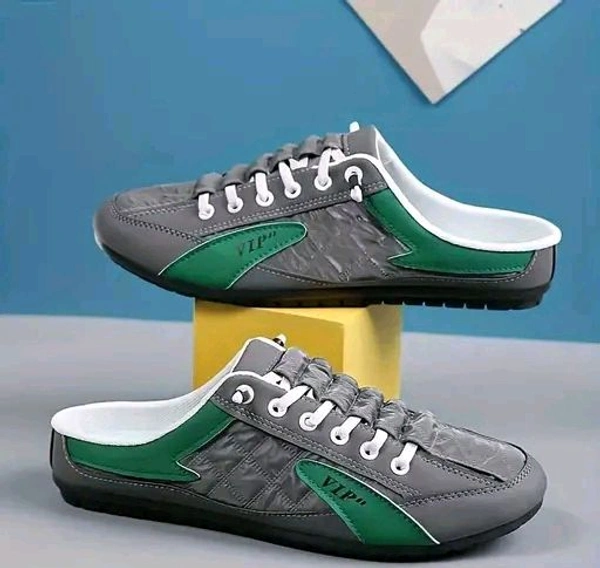 VIR  Trending Slip-On Half Ankle Sneakers Ash 1010 - 6