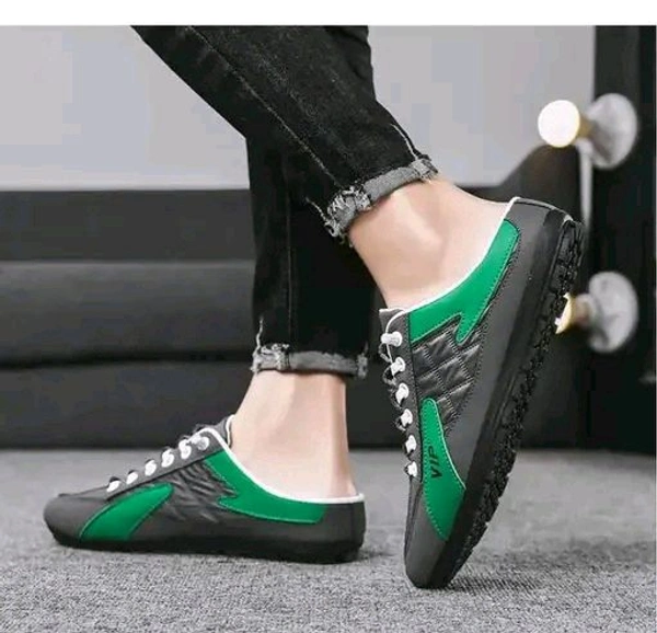 VIR  Trending Slip-On Half Ankle Sneakers Ash 1010 - 10
