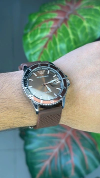 Emporio Armani men modern style analog  watch