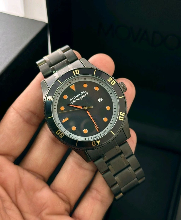 Movado CalendoplanS Men's Bracelet Style Analog Watch 