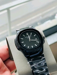 Patek Philippe Black Dial Automatic Chrono Watch