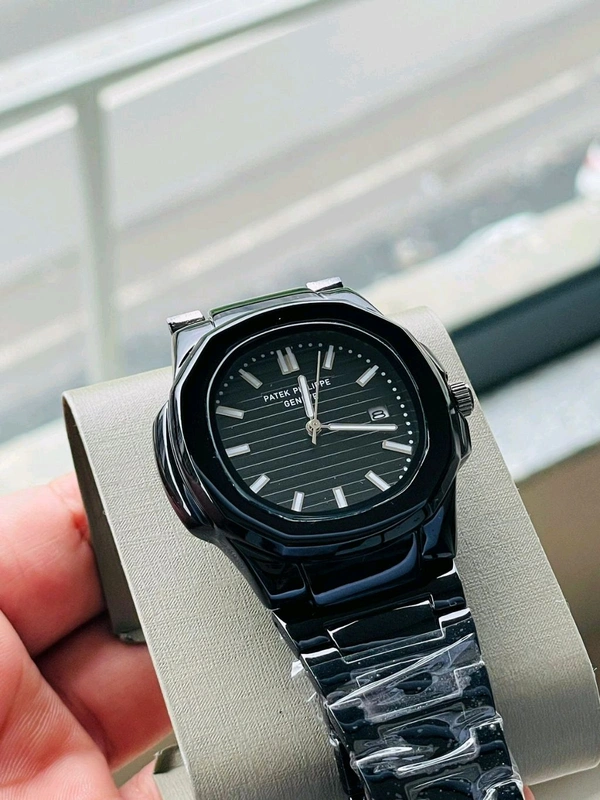 Patek Philippe Black Dial Automatic Chrono Watch