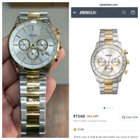 Fossil Sullivan Twotone Analog Watch For Men