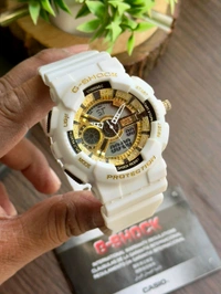G-Shock  Men's White Strap Watch 
