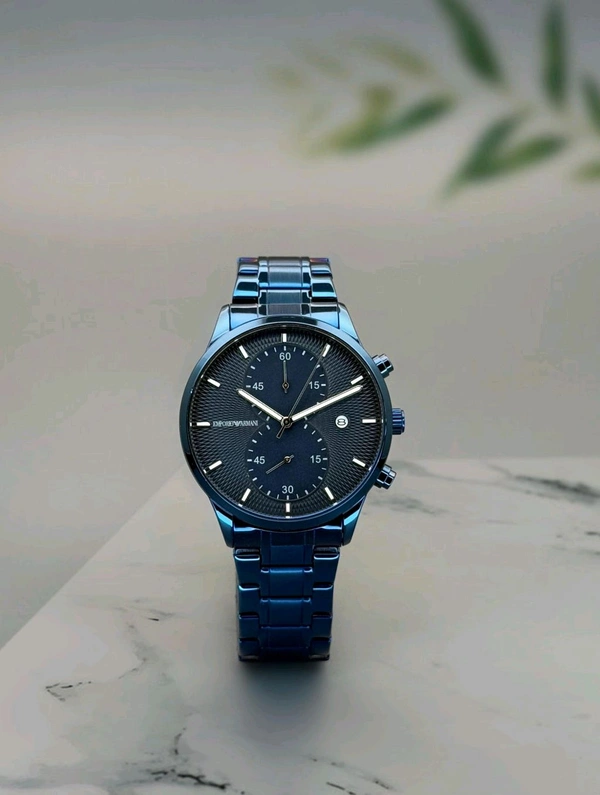 Emporio Armani Men's Blue Luxury Analog Watch 