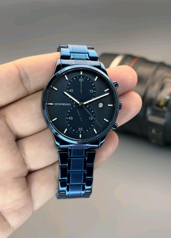 Emporio Armani Men's Blue Luxury Analog Watch 