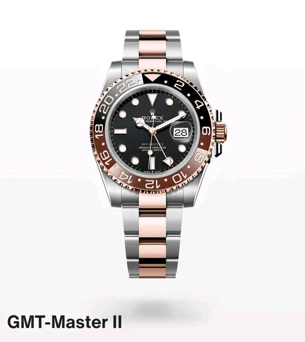ROLEX GMT MASTER II  Chrono Watch For Men 
