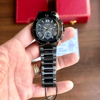 Guess Men's Chronograph Analog Watch  - Normal (5-6 days), Black
