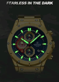EDIFICE Chronograph Watch With Luminous Dial - Fast (1-2 days)