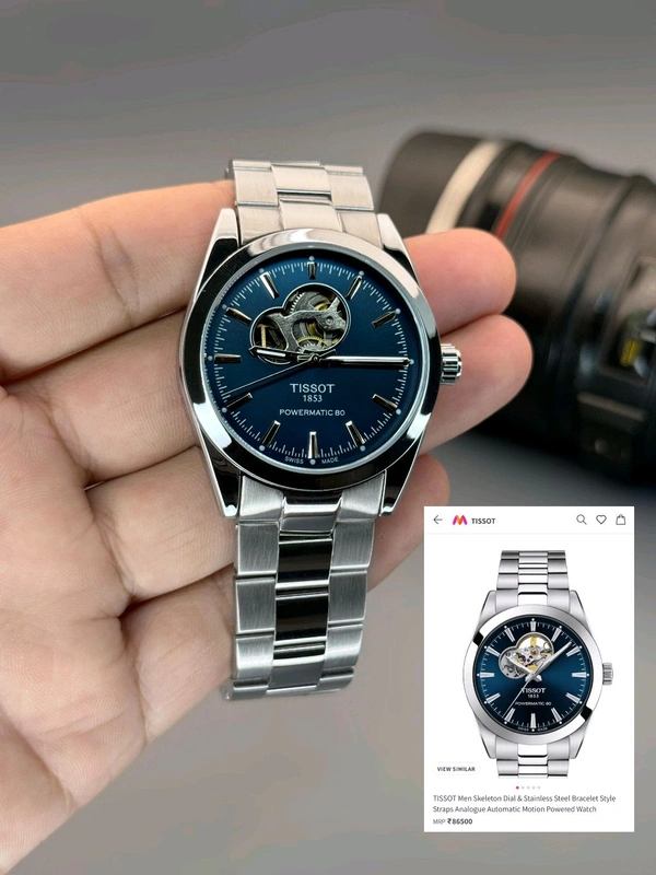 Tissot T-Classic T-complication  Mechanical Manual-winding Open Dial Men's Watch - Fast (2-3 days)