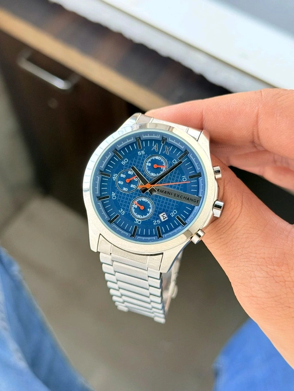 Armani Exchange Hampton Chronograph Watch For Men  - Normal (5-6 days)