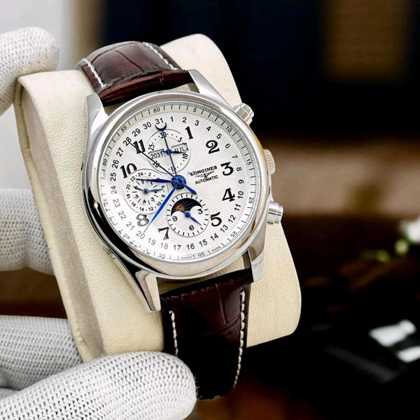 LONGINES  Longines Master Collection Brown Leather Strap Watch 