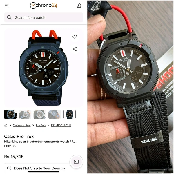Casio G-Shock Casio Pro Trek Analog Digital  Watch  - Fast (2-3 days)