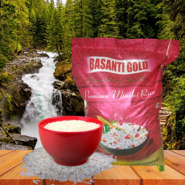 BASANTI GOLD  Basanti Gold Miniket Rice,Premium Miniket Rice, 26kg - Normal (4-5hours)