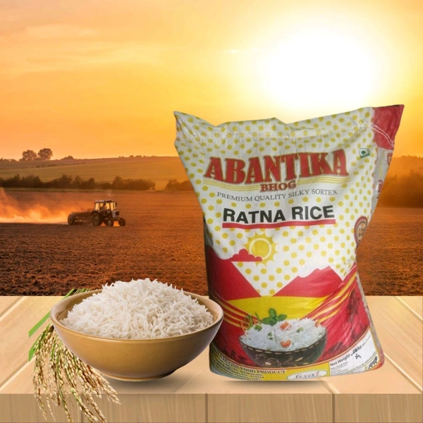 ABANTIKA BHOG  Abantika Bhog Ratna Rice, Premium Quality Silky Sortex Rice, 25kg - Normal (4-5hours)